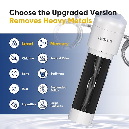PUREPLUS Under Sink Water Filter System, 22000 Gallons, 99.99% Chlorine - Image 2