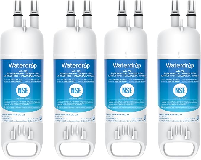Waterdrop EDR1RXD1 Replacement for Filter 1, W10295370A, 46-9930 Refrigerator by Waterdrop