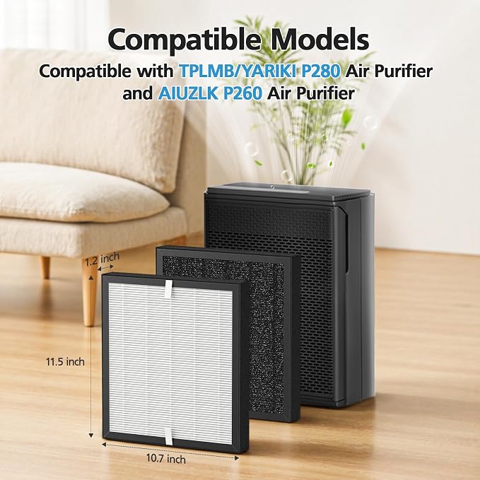 2 Pack P280 P260 Replacement Filter Compatible - Image 2