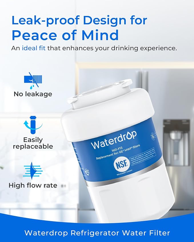 Waterdrop WD-F13 Replacement for GE® MWF® Water Filter, SmartWater® MWFP - Image 4