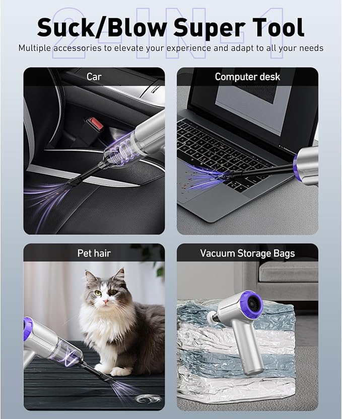 Handheld Car Vacuum Cleaner Cordless - Image 3
