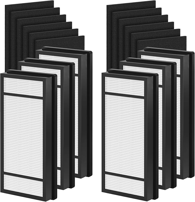 6 Packs HRF-H1 HRF-H2 Replacement Filter H Compatible by FCFMY
