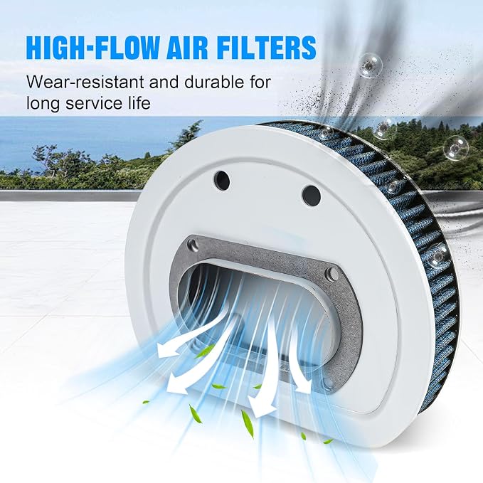 Motorcycle Air Filter 29462-99 1011-4208 High Flow Intake Cleaner Accessories - Image 2