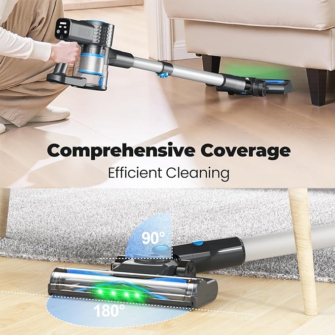 Cordless Vacuum Cleaner, Powerful Lightweight Stick Vacuum - Image 4