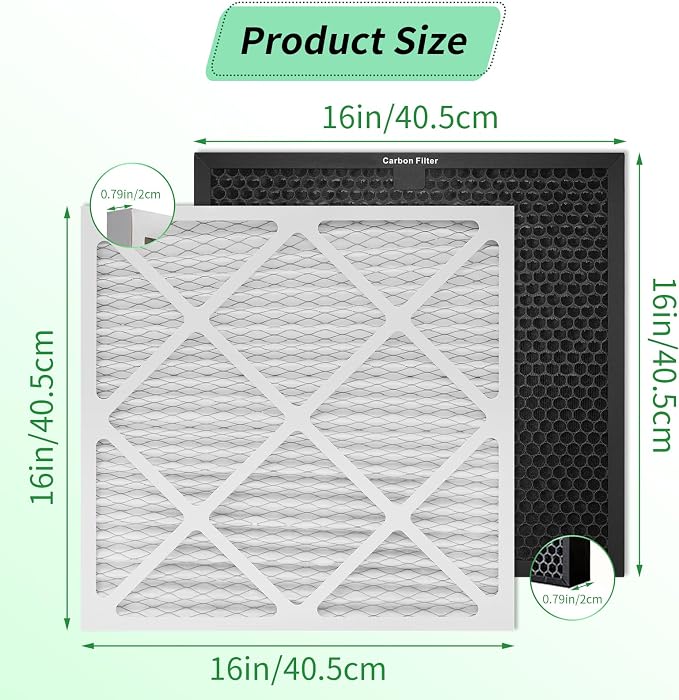 Activated Carbon/MERV-13 Filter Replacement Set - Image 4