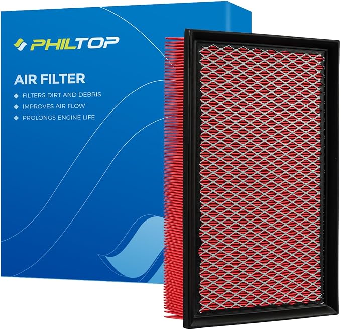 PHILTOP Upgraded Engine Air Filter, CA11876 Replacement by PHILTOP