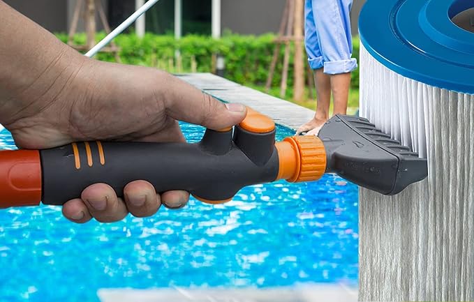 Pool Cartridge Filter Cleaner Tool, Filter Cleaning Wand - Image 3
