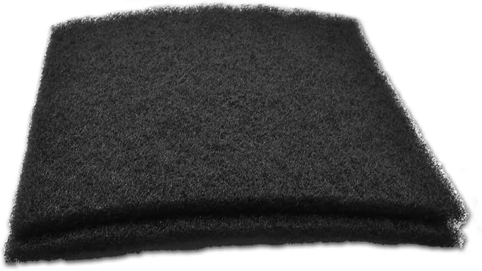 Black Coarse Filter Media, 1.25" Thick, 2 Pack, Ponds or Water Gardens by TheFilterPro