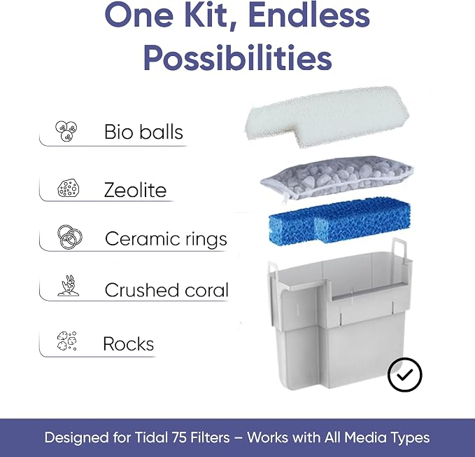 Tidal 75 Filter Maintenance and Replacement Filter Media Kit, Including Gokul - Image 4