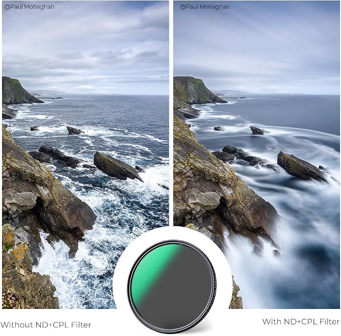 K&F CONCEPT 77mm ND8 Lens Filter and CPL Circular Polarizing Filter 2 in 1 - Image 3