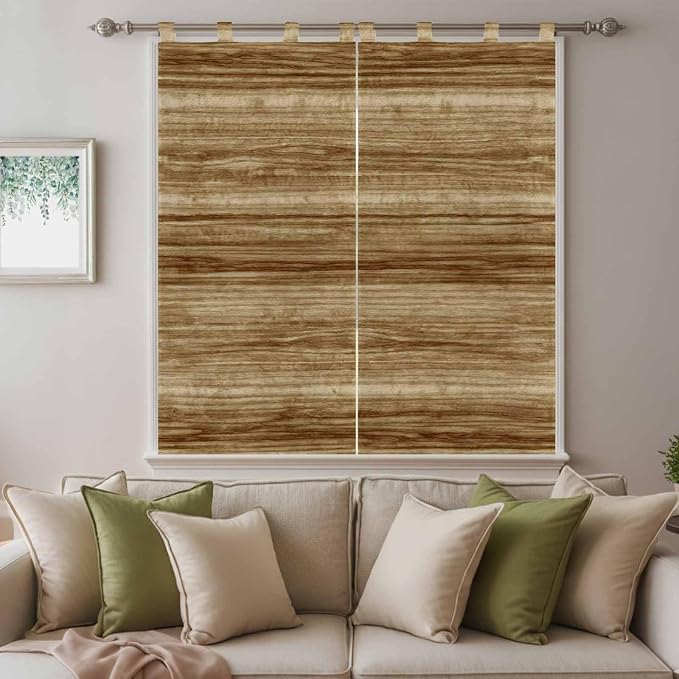 Vintage Western Bedroom Curtains 72 Inch Length, Window Curtains Tab Top - Image 9
