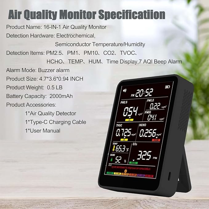 Professional Indoor Air Quality Monitor - Image 8