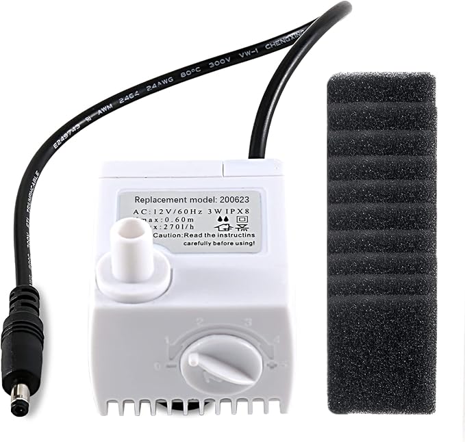 200623 Aero-Garden Pump with 10 Filters, Ultra Quiet Hydroponics Growing System by HORTHERO