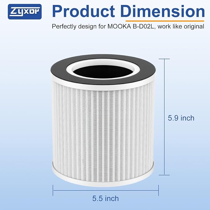 B-D02L Replacement Filter, Compatible - Image 9