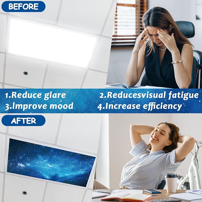 8 Pcs Fluorescent Light Covers - Image 3