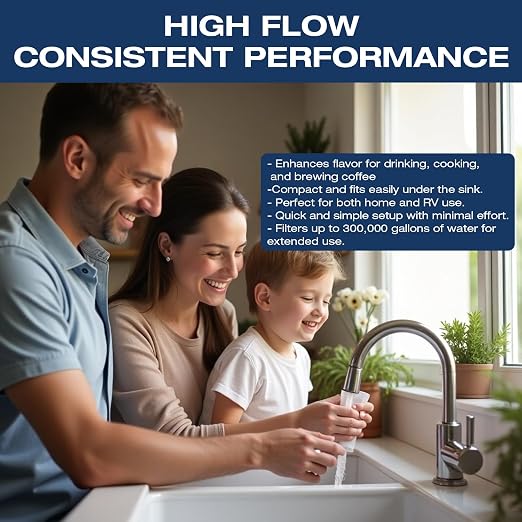 H&G Lifestyles Under Sink Water Filter System, Bad Taste & Odor, - Image 7