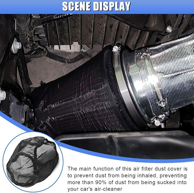 Air Intake Filter Sock Cover, Waterproof Dustproof Air Cleaner Protective Cover - Image 6