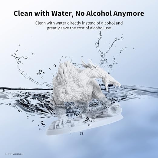 ANYCUBIC Water Washable 3D Printer Resin, 405nm High Precision UV-Curing 3D - Image 2