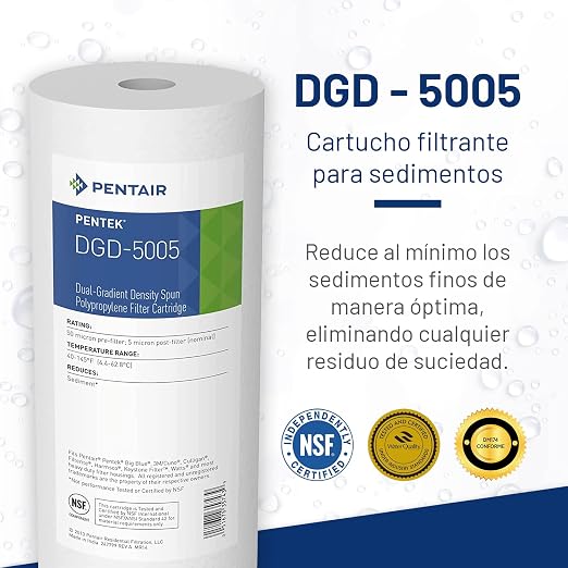 Pentair Pentek Big Blue Filter Housing and Water Filter Cartridge Bundle - Image 5