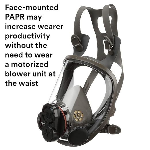 3M Powerflow Powered Air Purifying Respirator Kit 6900PF, Face-Mounted - Image 4