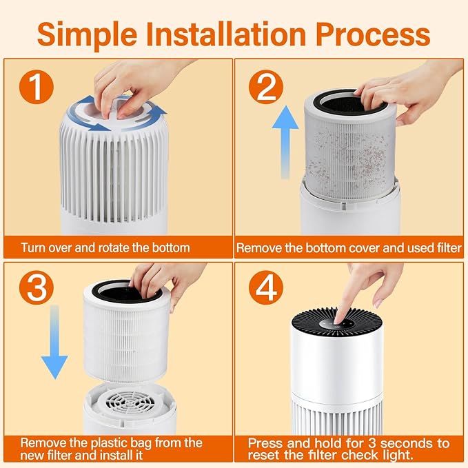 4 Pack H7126 Replacement Filter Compatible - Image 5