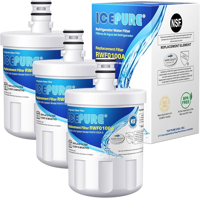 ICEPURE 5231JA2002A Refrigerator Water Filter, Replacement by ICEPURE