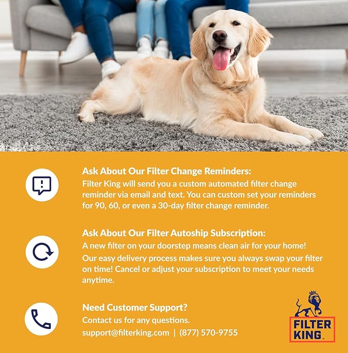 Filter King 17.25x23.25x1 Air Filter | 4-PACK | MERV 13 HVAC Pleated A/C - Image 5
