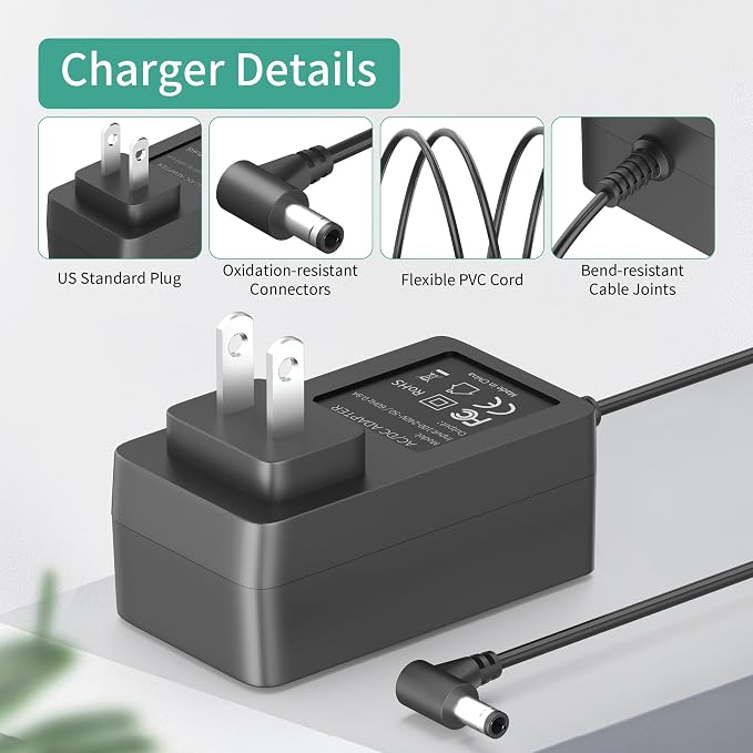 24V KNKA Air Purifier Charger Replacement Compatible - Image 6