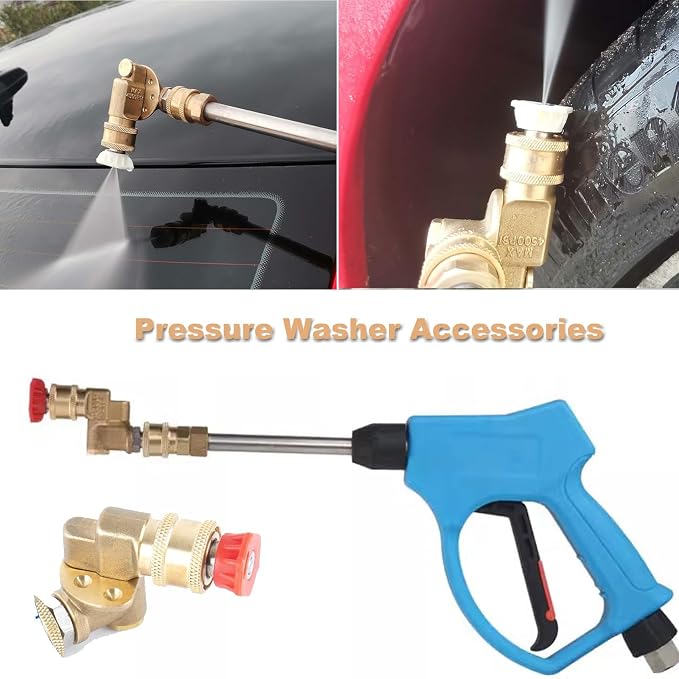 Lucstar Radiator Cleaning Wand Accessories, Quick Connect Pivoting Coupler - Image 6