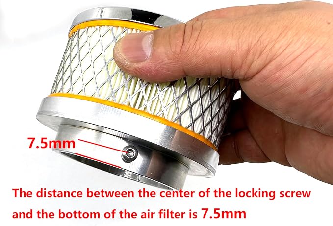 2-5/8 2-5/16 inch Air Cleaner neck Inlet Diameter 2.625” 2.27” compatible - Image 4