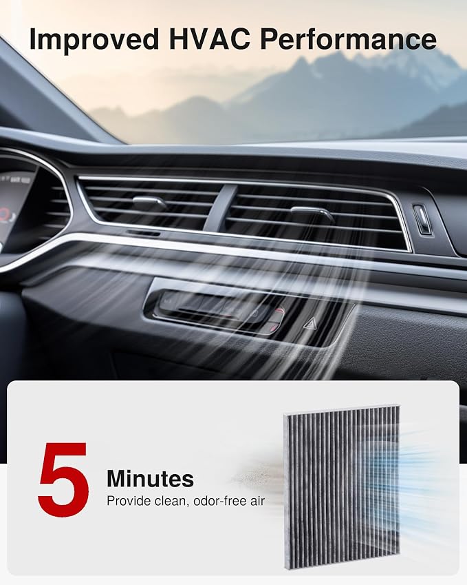 Puroma Cabin Air Filter with Activated Carbon, Replacement - Image 6