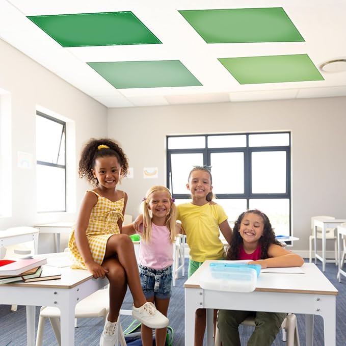 4PCS Fluorescent Light Covers, 4x2 Feet Magnetic Light Cover Fluorescent Lights - Image 4