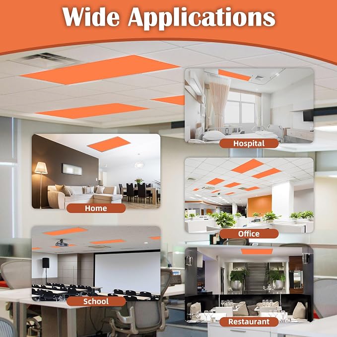 ANGSYLTH 2 Pcs Fluorescent Light Covers - Image 5