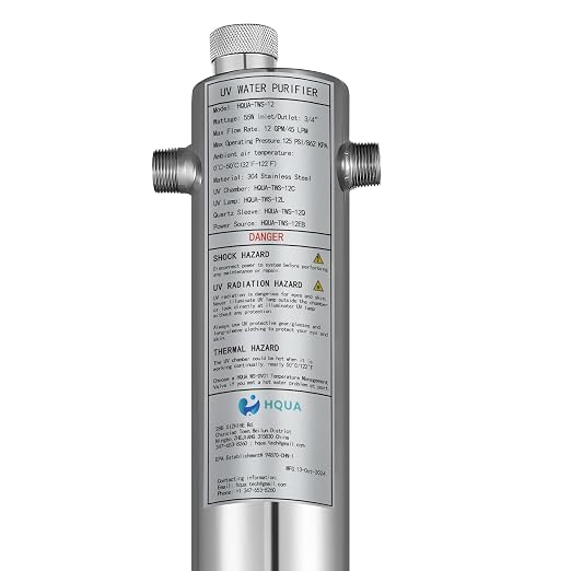 HQUA WF3-03 3-Stage Free-Standing Whole House Water Filtration System, UV - Image 2