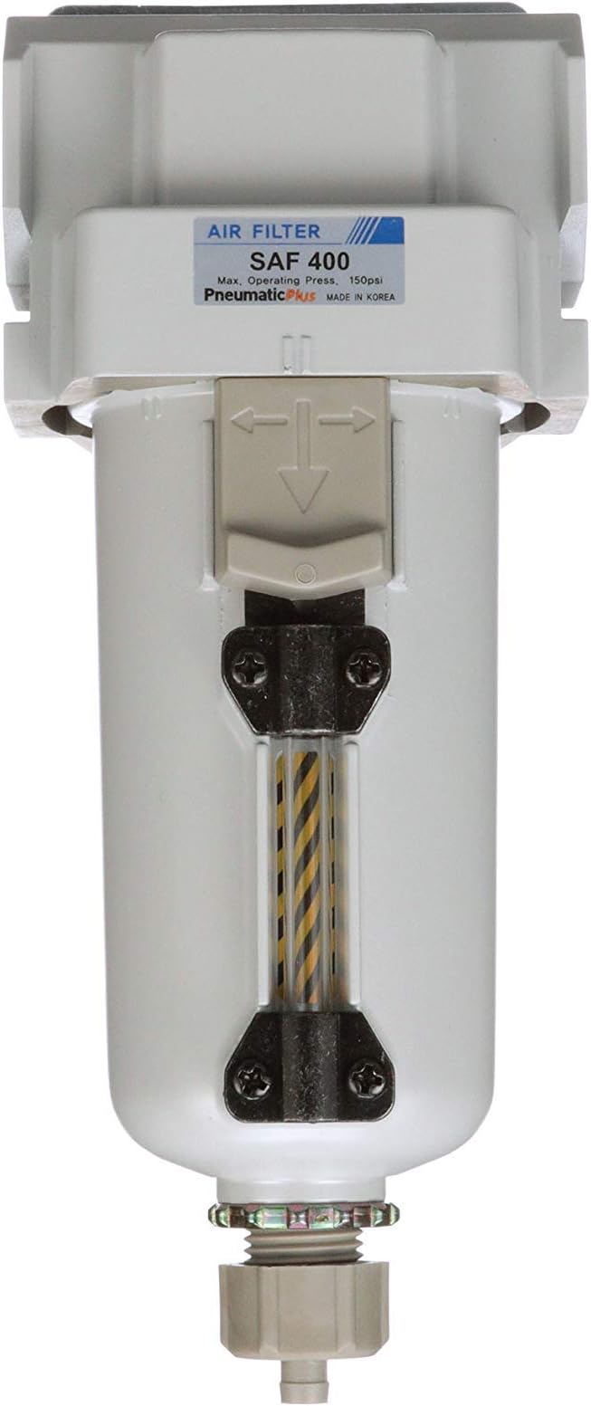 PneumaticPlus SAF400-N04B-MEP Compressed Air Particulate Filter 1/2" NPT - Image 2