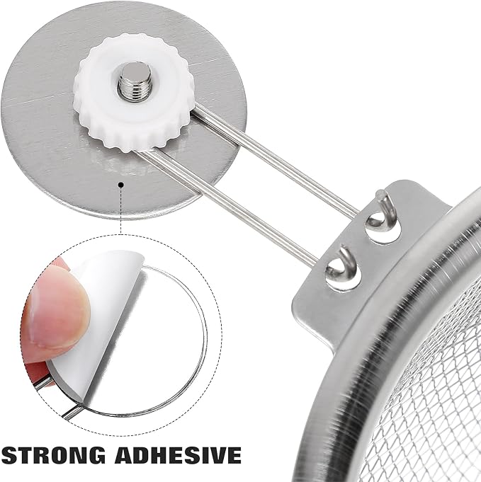 Hemoton Triangle Corner Sink Strainer Basket 8.46X6.10X2.95In Kitchen Drain - Image 4