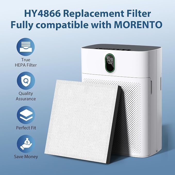 CHIVALZ 2 Pack HY4866 True HEPA Replacement Filters Compatible - Image 2