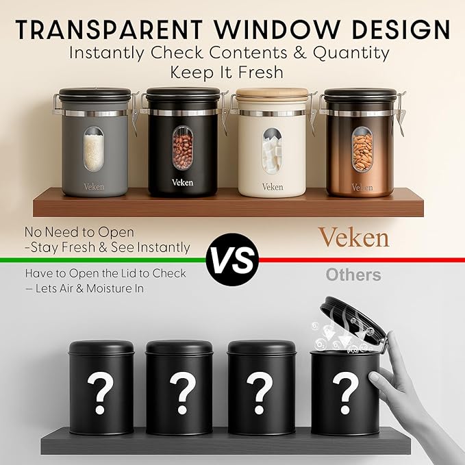 Veken Coffee Sugar Canister - Image 2