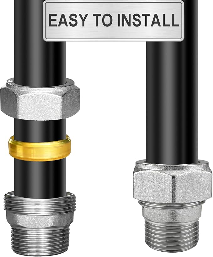 Jingzan Straight Air Piping Fitting, 3/4"Piping x 3/4"Male NPT Adapter - Image 6