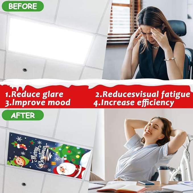8 Pcs Fluorescent Light Covers - Image 4