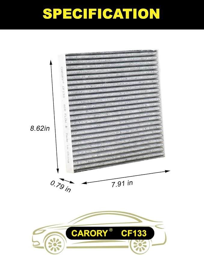CARORY Cabin Air Filter w/Activated Carbon - Image 2