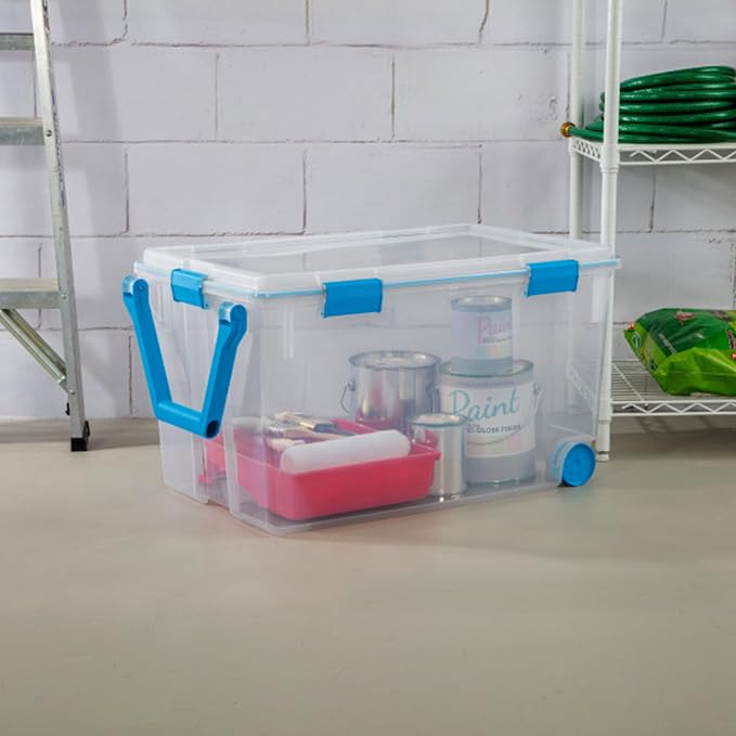 Sterilite 12-Pack Gasket Box, Weather-Resistant Storage Bins - Image 4