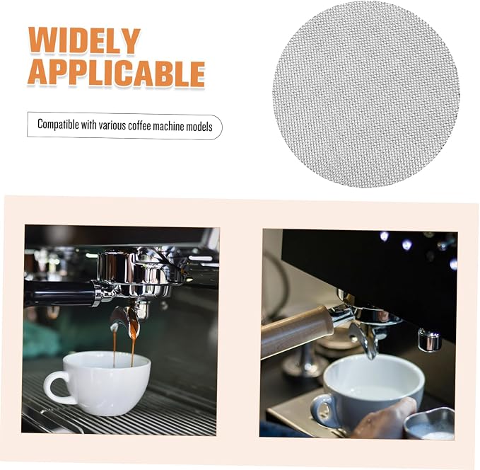 jojofuny Coffee Machine Extraction Mesh Screen Stainless Steel Reusable Filter - Image 7