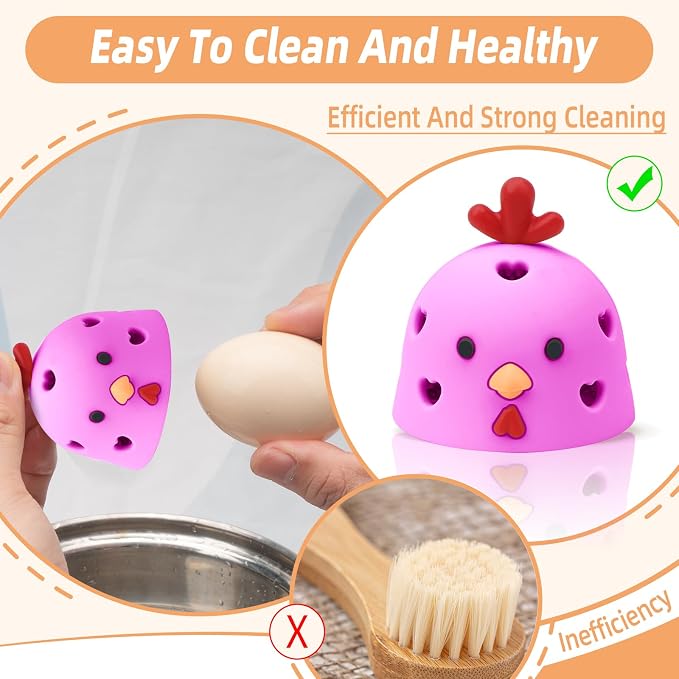 Silicone Egg Brush Cleaner, Egg Washer - Image 3