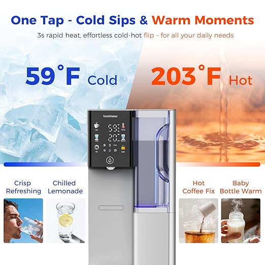 C5 Countertop Reverse Osmosis Water Filter, Hot and Cold RO System-3s Instant - Image 2
