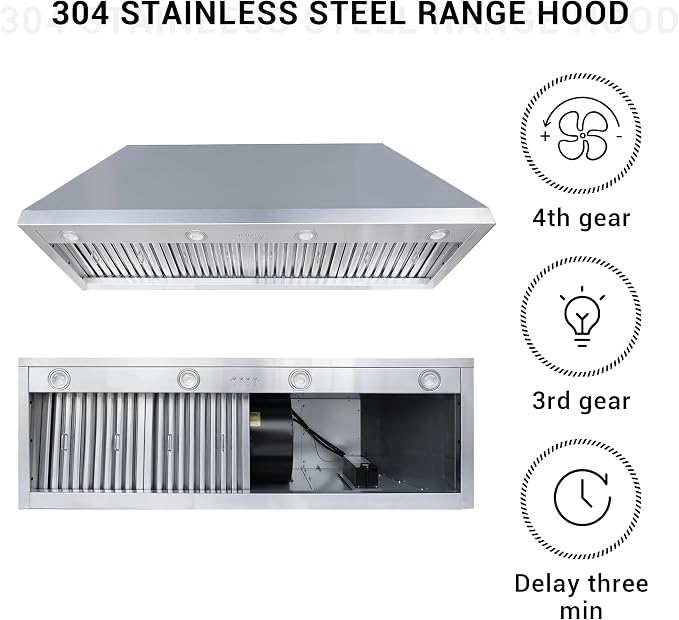 CHETTO C Stainless Steel Range Hood Cover - Image 5