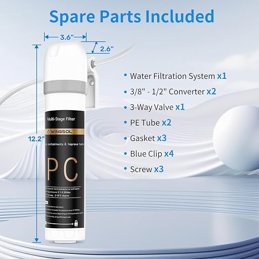 Water Filter for Sink Faucet，with Anti-Clogged Tech, NSF/ANSI 42 & 53 Certified - Image 7