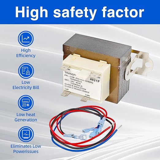 240V to 24V Transformer 0130M00138S, Compatible - Image 3