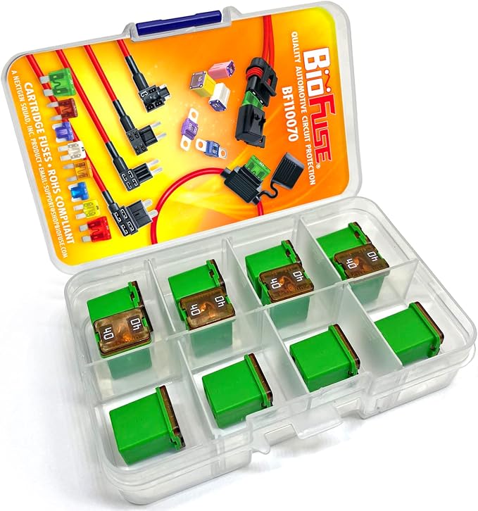 40A Low Profile JCASE 12-Piece Cartridge Fuse Assortment. Fits Most: Nissan - Image 2