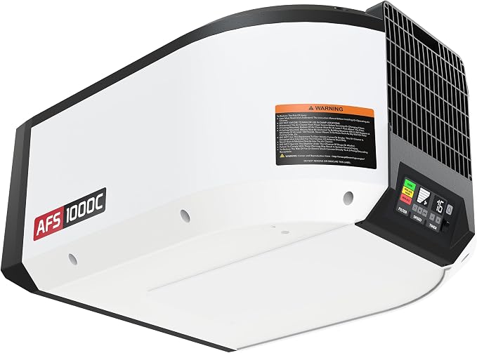 JET Air Filtration System, 1-Micron Filter, 1000 CFM, 120V 1Ph by Unknown